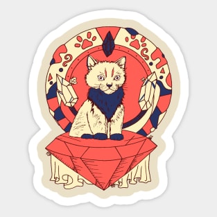 Choco Retro 7 Cats and Ancient Stones Sticker